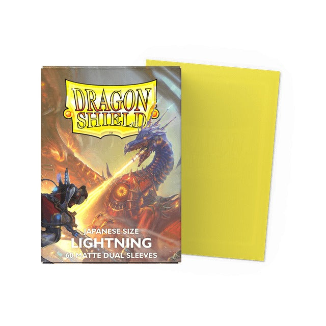 Dragon Shield - Dual Matte Japanese Size Sleeves 60pk - Lightning