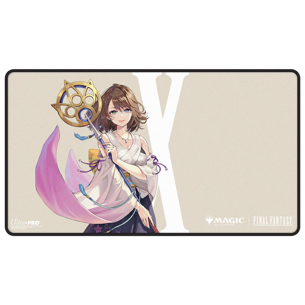 Ultra Pro - Magic: The Gathering - Final Fantasy Yuna, Grand Summoner Black-Stitched Playmat