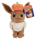 Pokemon - 8" Eevee with Pumpkin Accessory Plush
