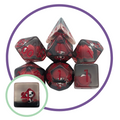 Mystery Dice Goblin - Spooky Collection - Grim Reaper Red Inclusion Dice Set