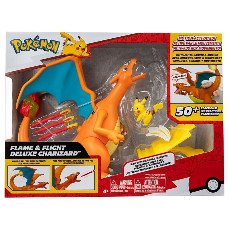Pokemon - 6" Flame & Flight Deluxe Charizard Action Figure