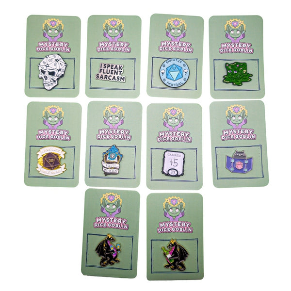 Mystery Dice Goblin - Assorted Pins