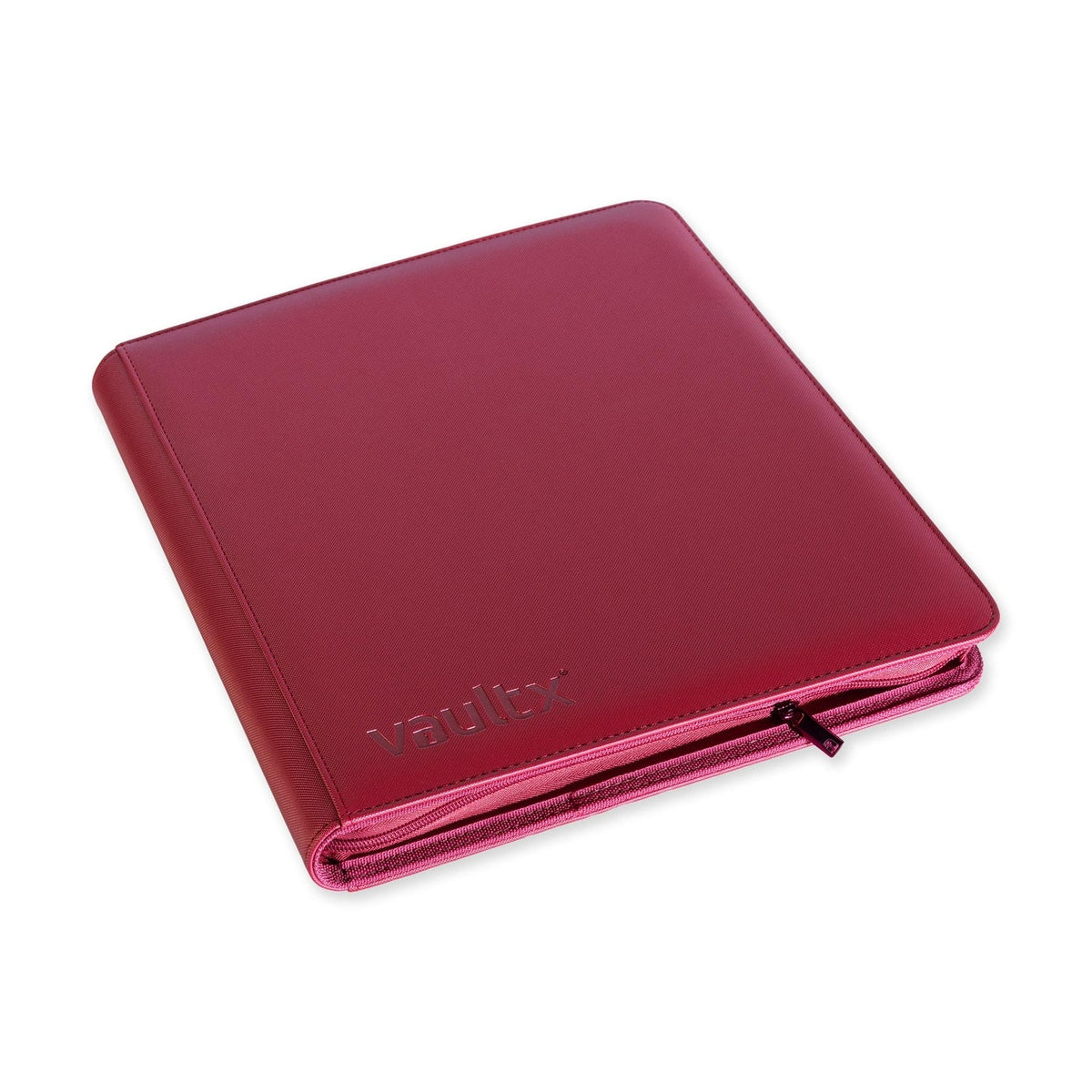 Vault X - 12-Pocket Exo-Tec Zip Binder - Metallic Red