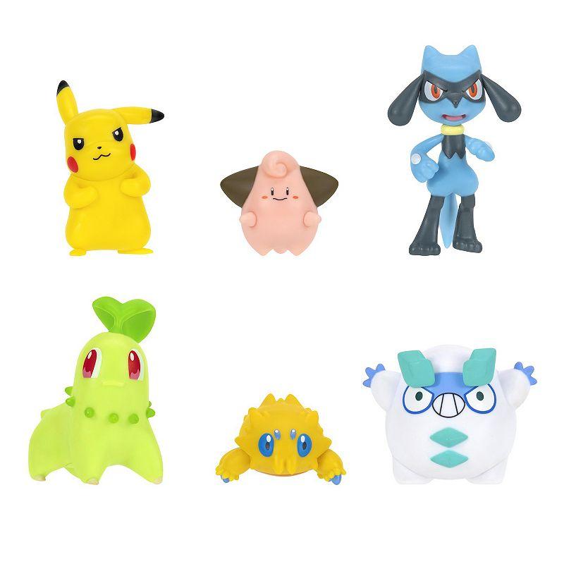 Pokemon - Battle Figure Multi-Pack - Pikachu, Riolu, Cleffa, Chikorita, Joltik, Galarian Darumaka