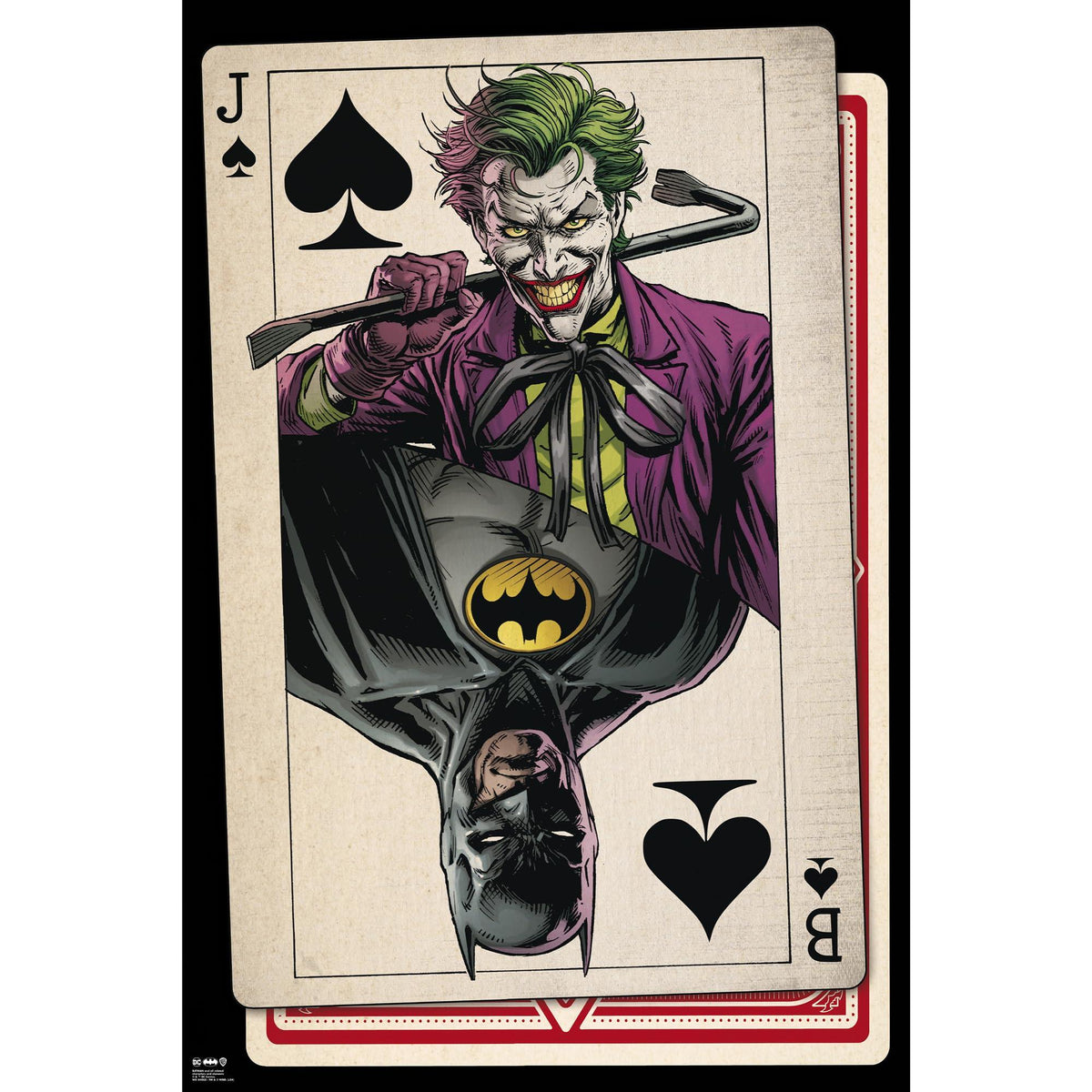 DC Comics - Poster Maxi 91.5x61 - Batman The Joker Playing Cards