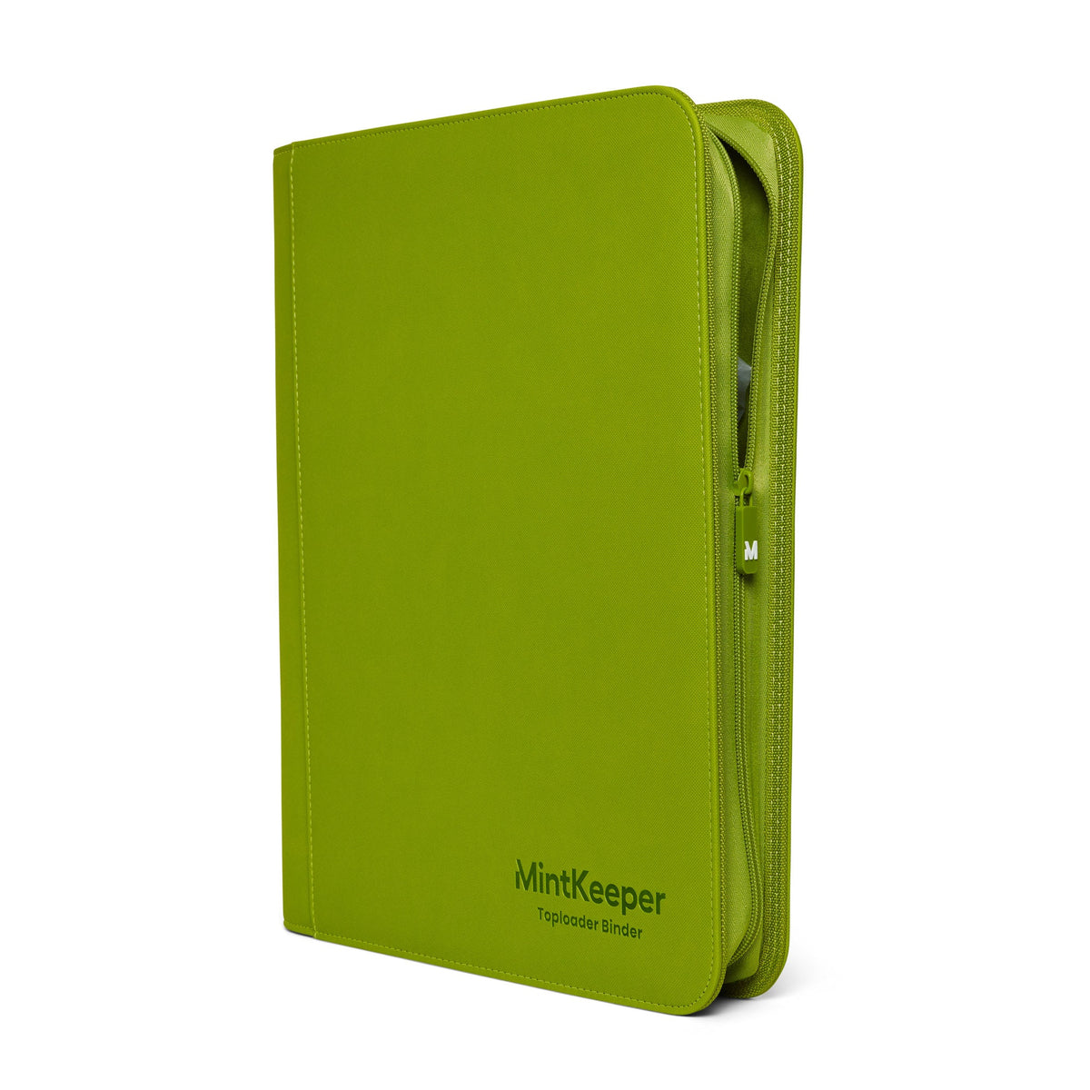MintKeeper - 252 Toploader Binder - 9 Pocket Lime Green
