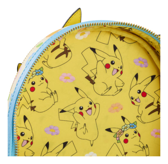 Loungefly - Pokemon Pikachu Floral Crown Mini Backpack