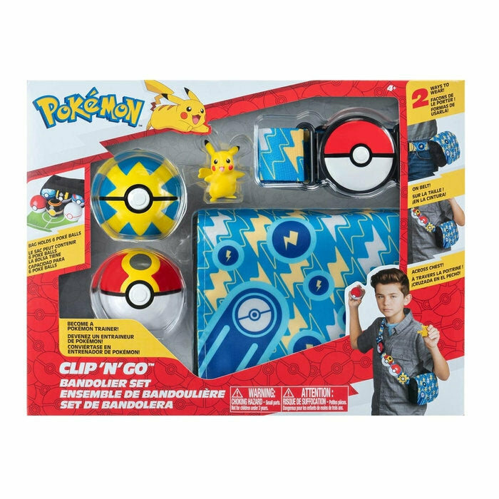 Pokemon - Clip 'n' Go Bandolier Set - Pikachu