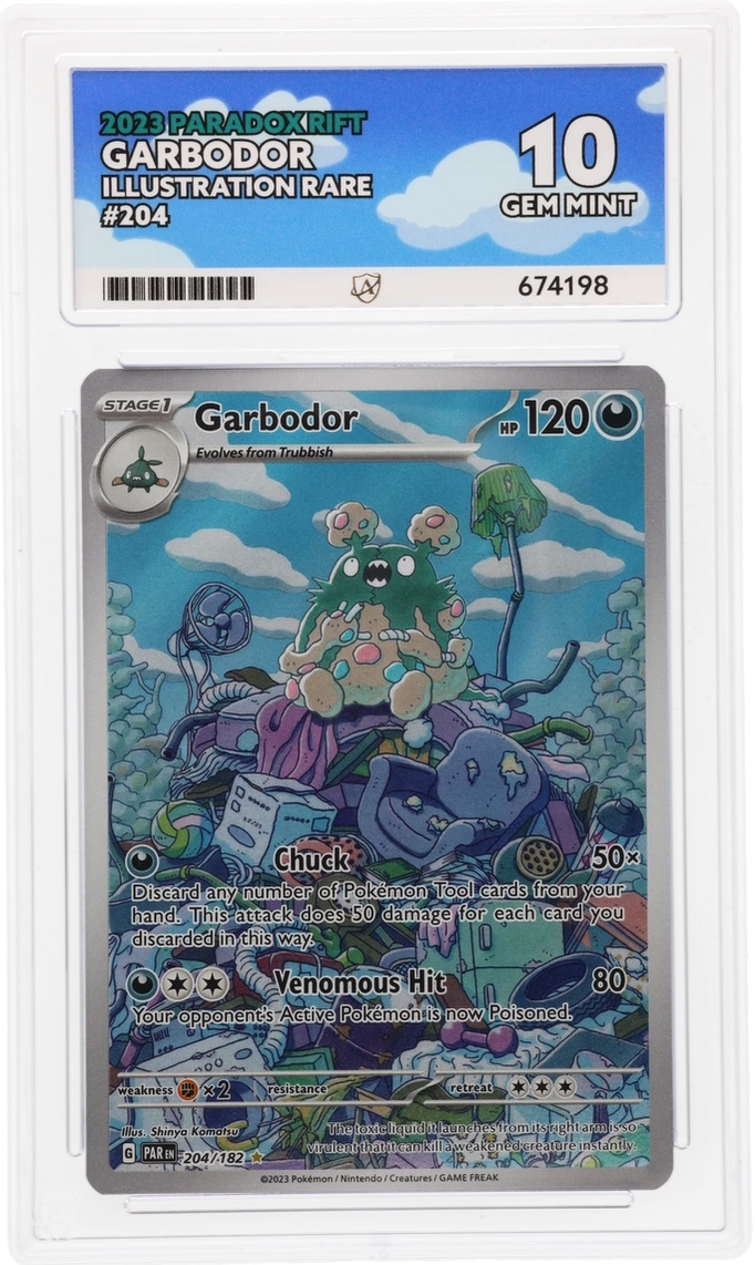 2023 Pokemon Paradox Rift - Garbodor #204- Ace 10 674198