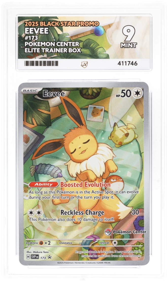 2023 Pokemon Black Star Promo - Eevee #173 - Ace 9 411746