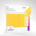 Gamegenic - Standard Size Matte Prime Sleeves - Yellow (100 ct.)