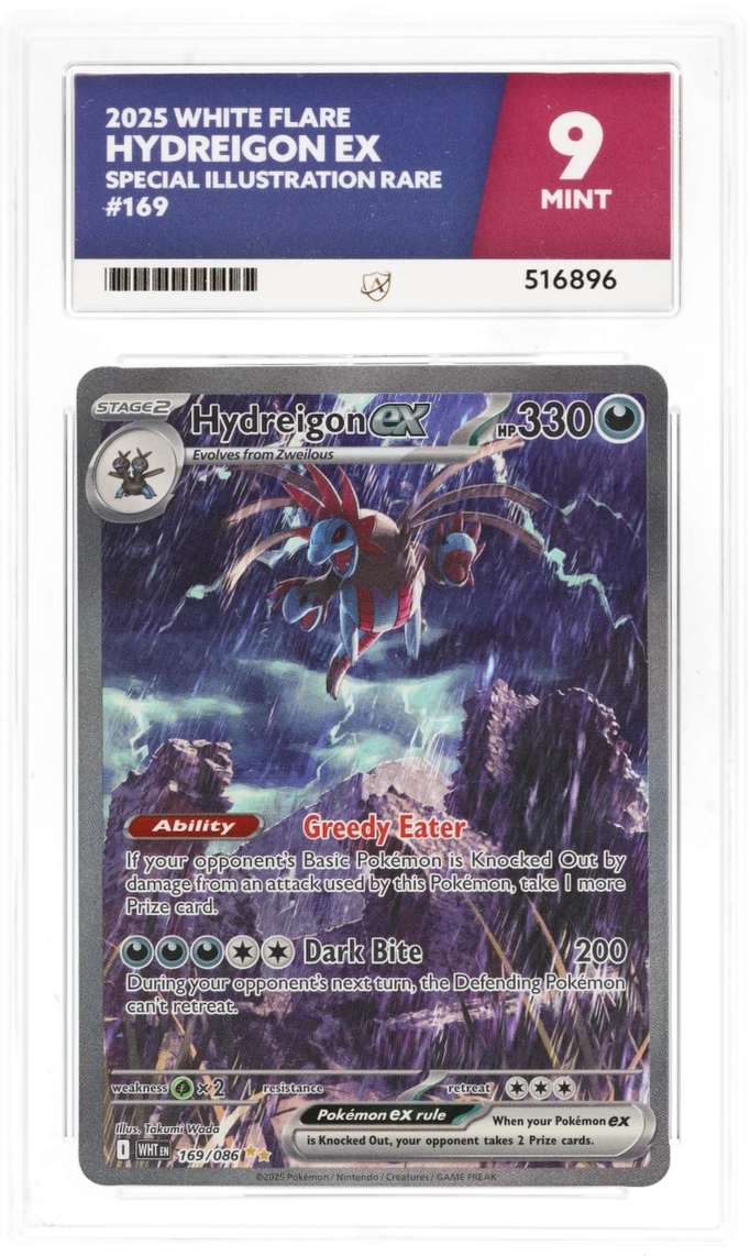 2025 Pokemon White Flare - Hydreigon ex #169 - Ace 9 516896