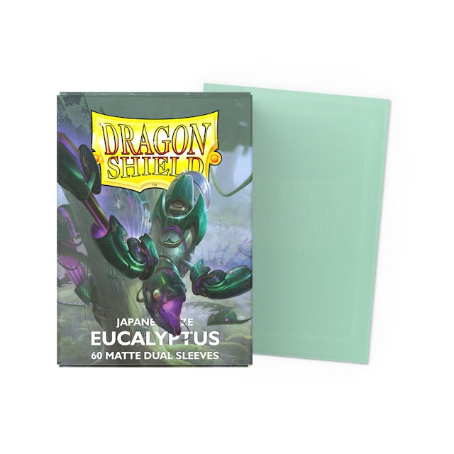 Dragon Shield - Dual Matte Japanese Size Sleeves 60pk - Eucalyptus