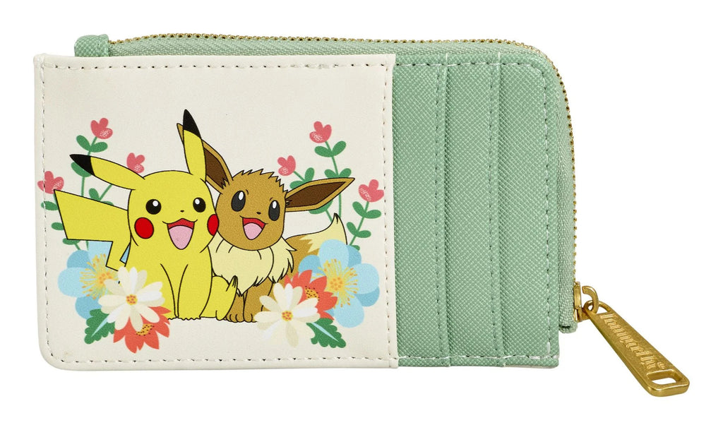 Loungefly - Pokemon Pikachu & Eevee Floral Wallet