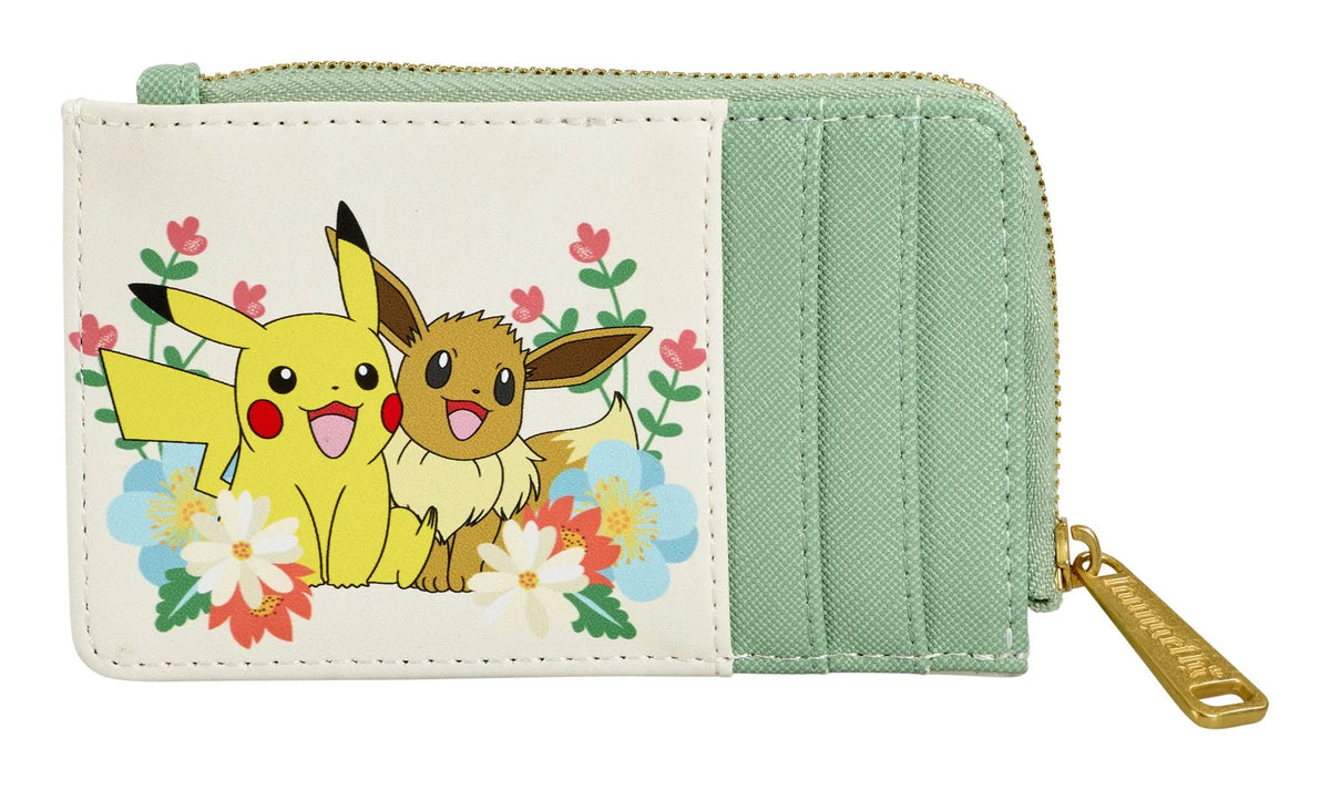 Loungefly - Pokemon Pikachu & Eevee Floral Wallet