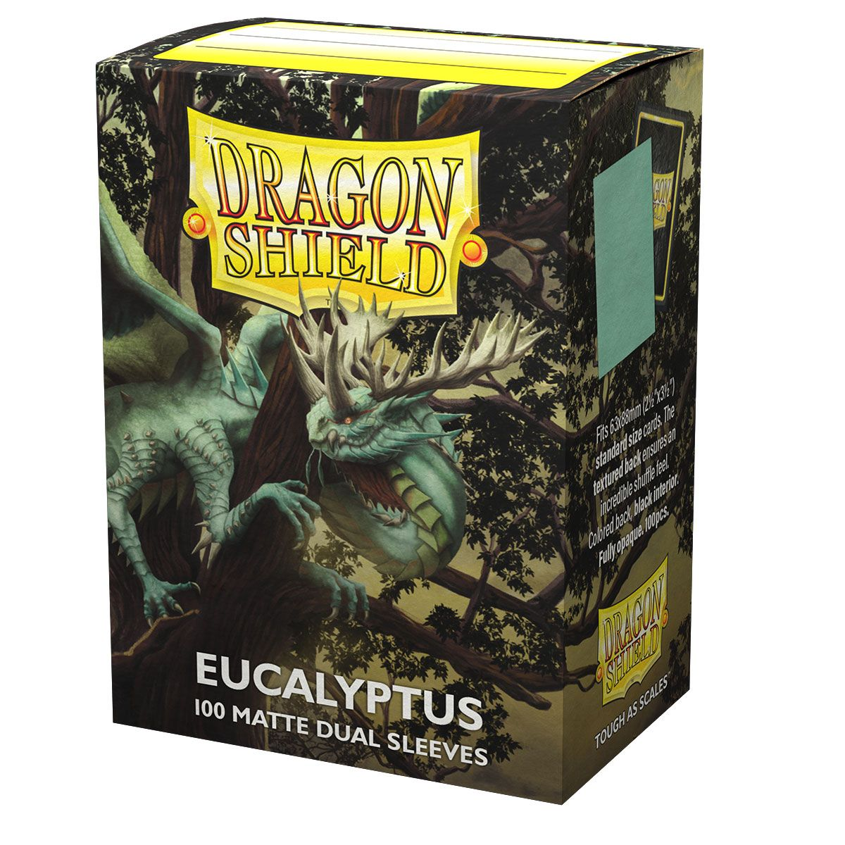 Dragon Shield - Dual Matte Standard Size Sleeves 100pk - Eucalyptus