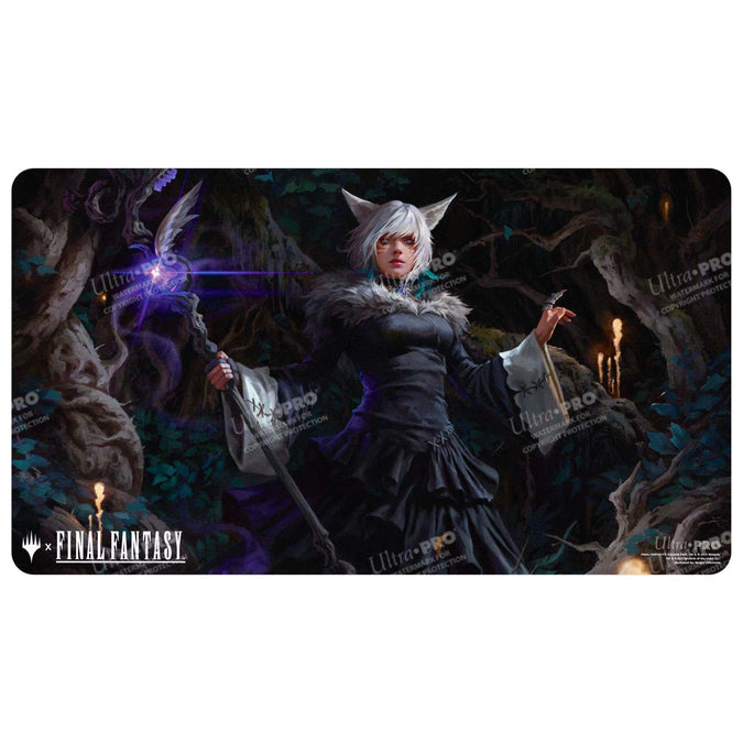 Ultra Pro - Magic: The Gathering - Final Fantasy Y'shtola, Night's Blessed Black-Stitched Playmat