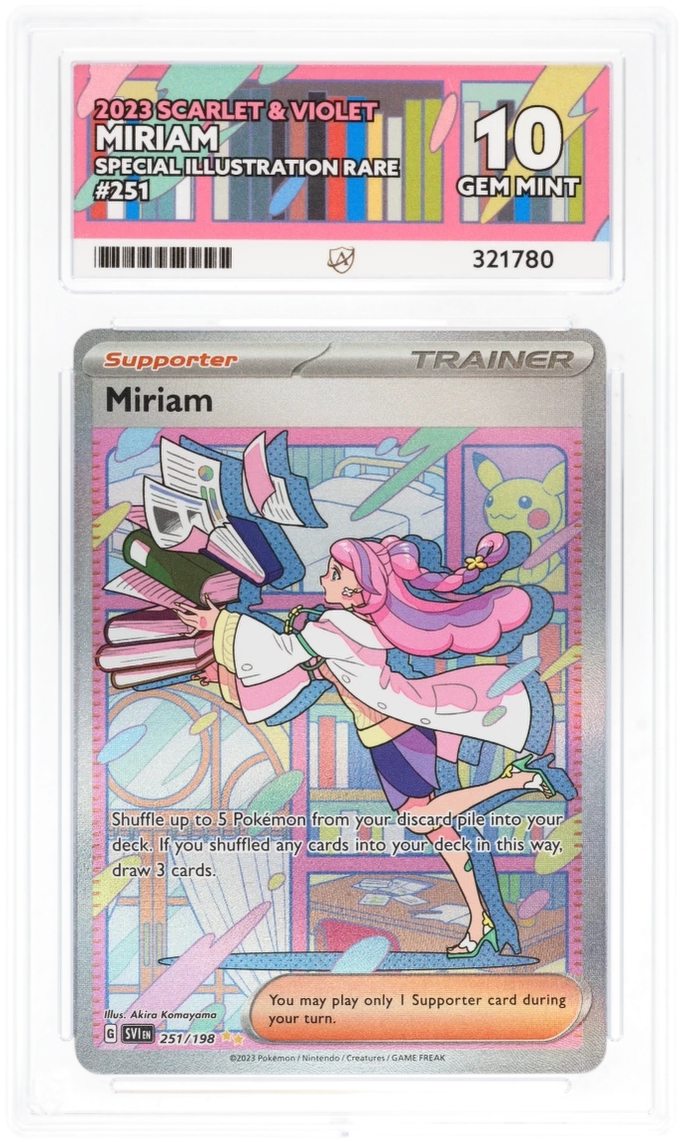 2023 Pokemon Scarlet & Violet - Miriam #215 - Ace 10 321780