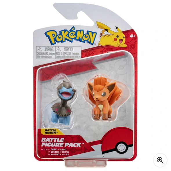 Pokemon - Battle Figure Pack - Vulpix & Deino