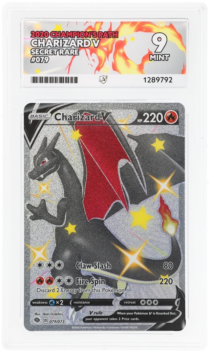 2020 Pokemon Champion's Path - Charizard V #079 - Ace 9 1289792
