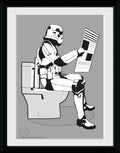 Star Wars Storm Pooper 30 x 40cm Framed Collector Print