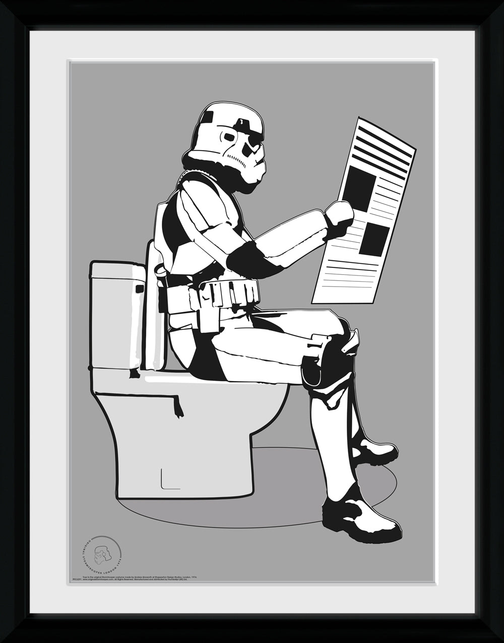 Star Wars Storm Pooper 30 x 40cm Framed Collector Print