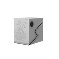 Dragon Shield - Double Deck Shell – Ashen White/Black