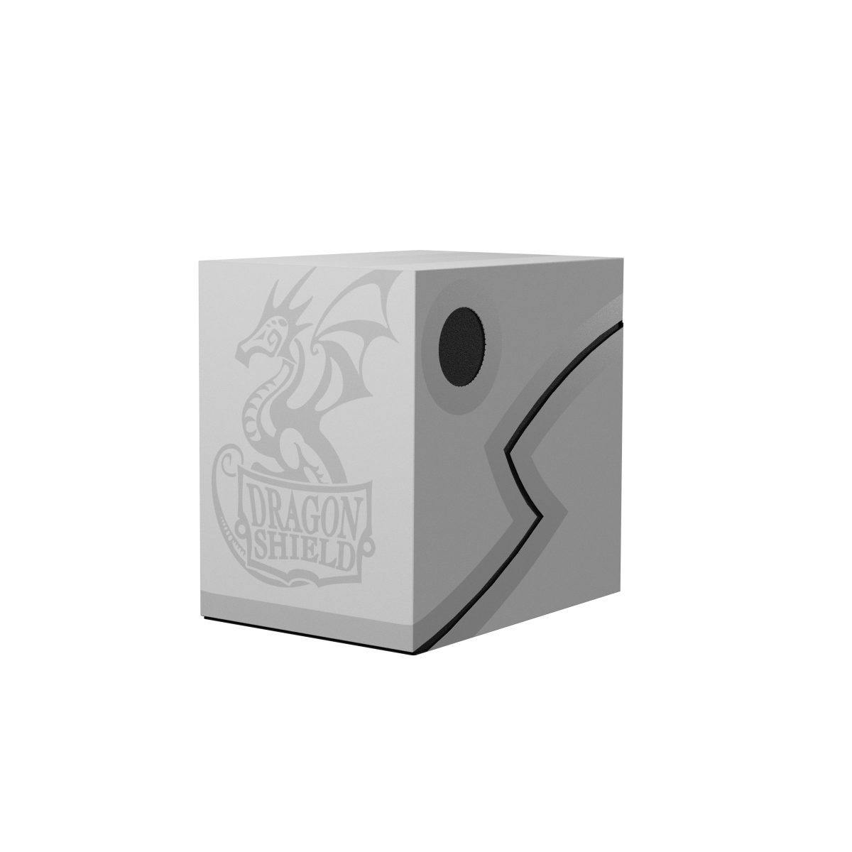 Dragon Shield - Double Deck Shell – Ashen White/Black