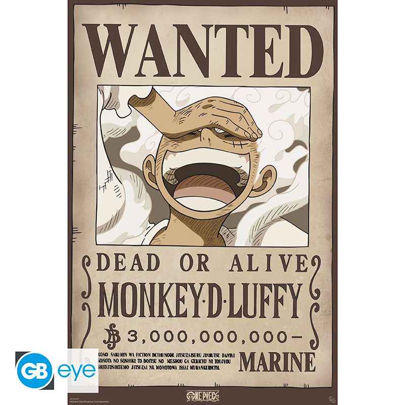 One Piece - Poster Maxi 91.5x61 - Wanted Luffy Wano