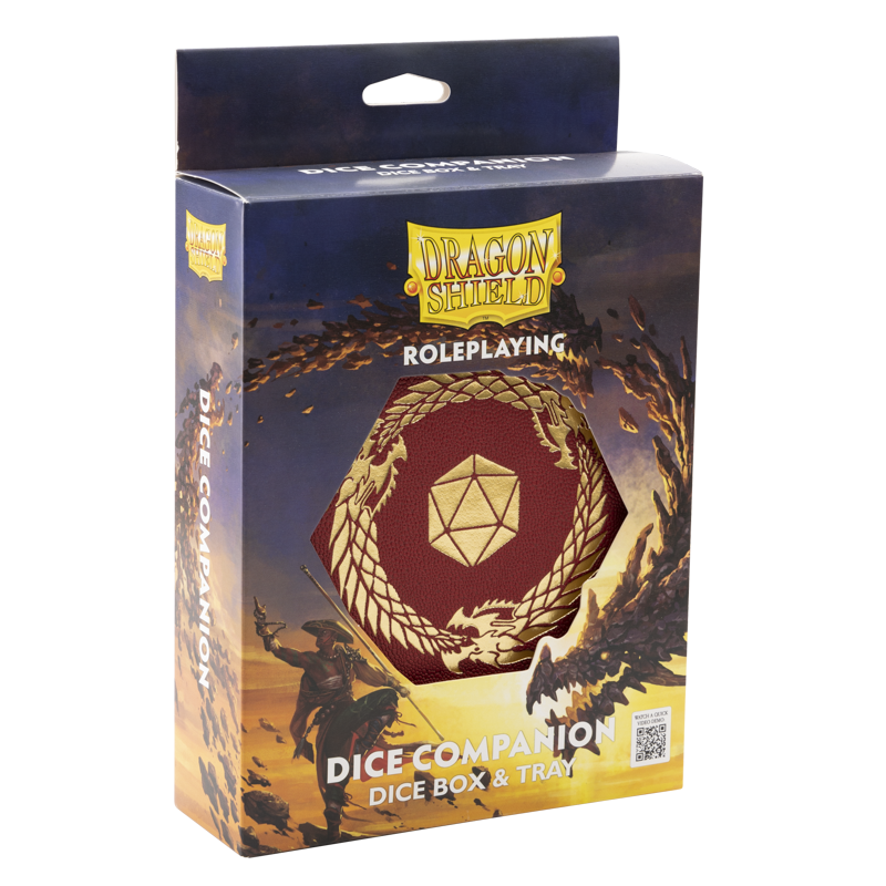 Dragon Shield - Roleplaying Dice Companion – Blood Red