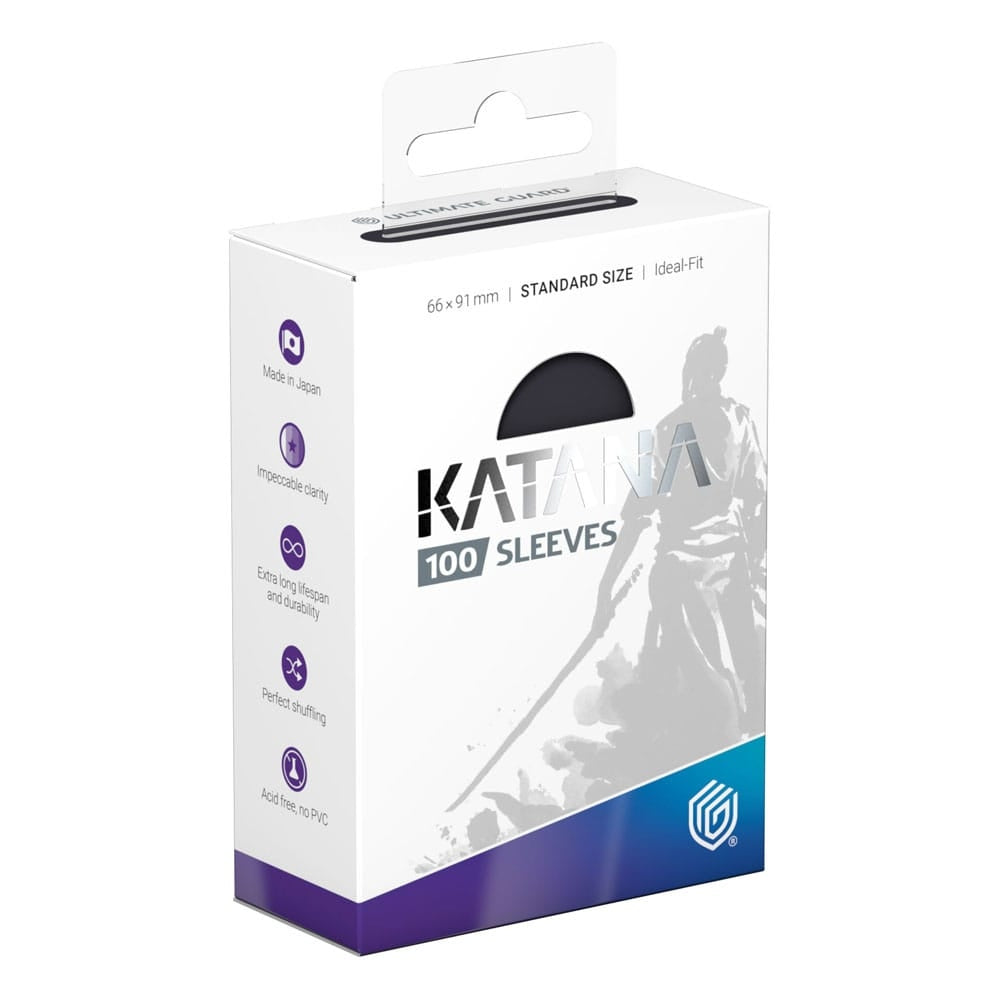 Ultimate Guard - Katana Sleeves Standard Size - Obsidian Shard (100 ct.)